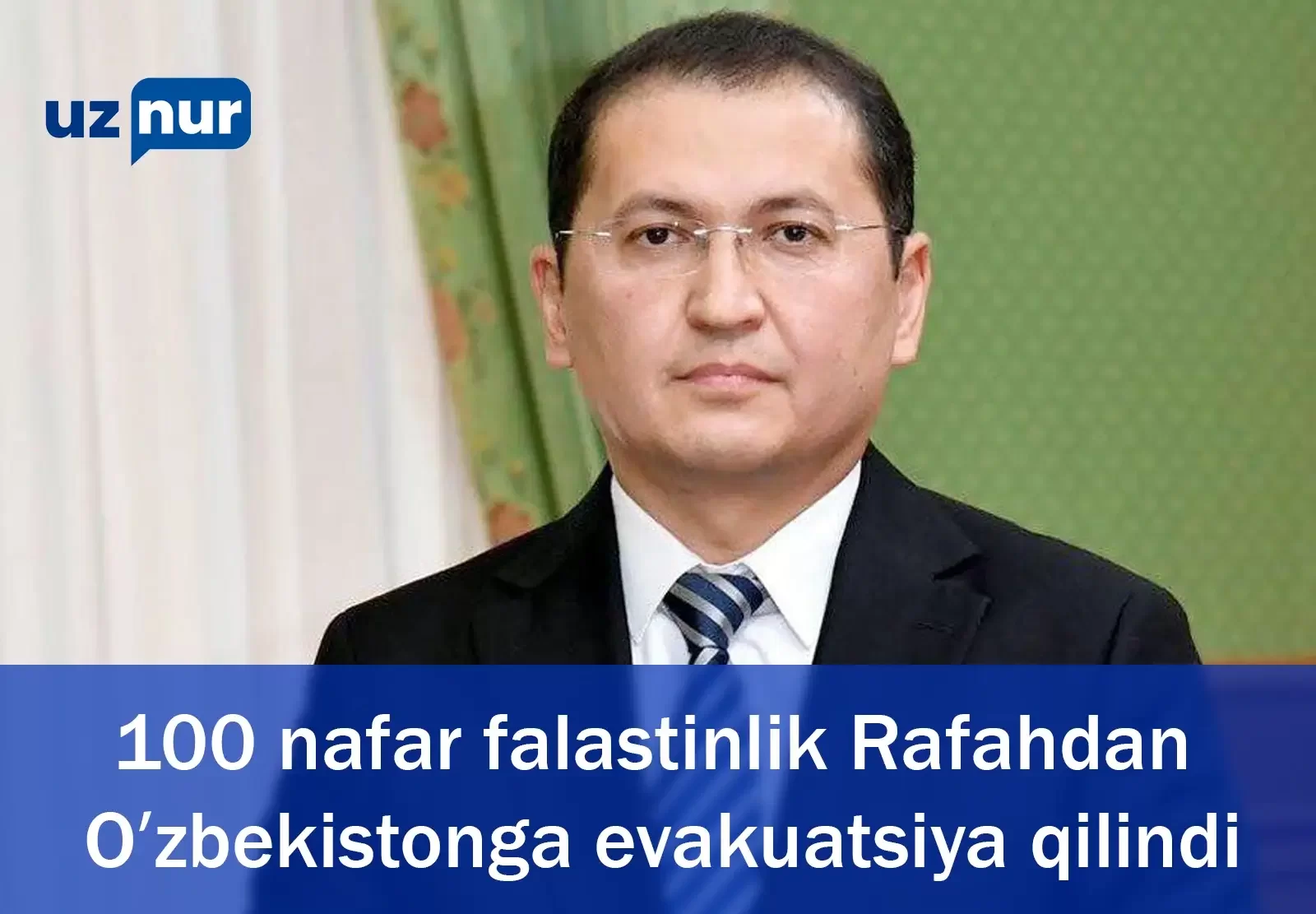 100 nafar falastinlik Rafahdan Oʻzbekistonga evakuatsiya qilindi UzNur.uz