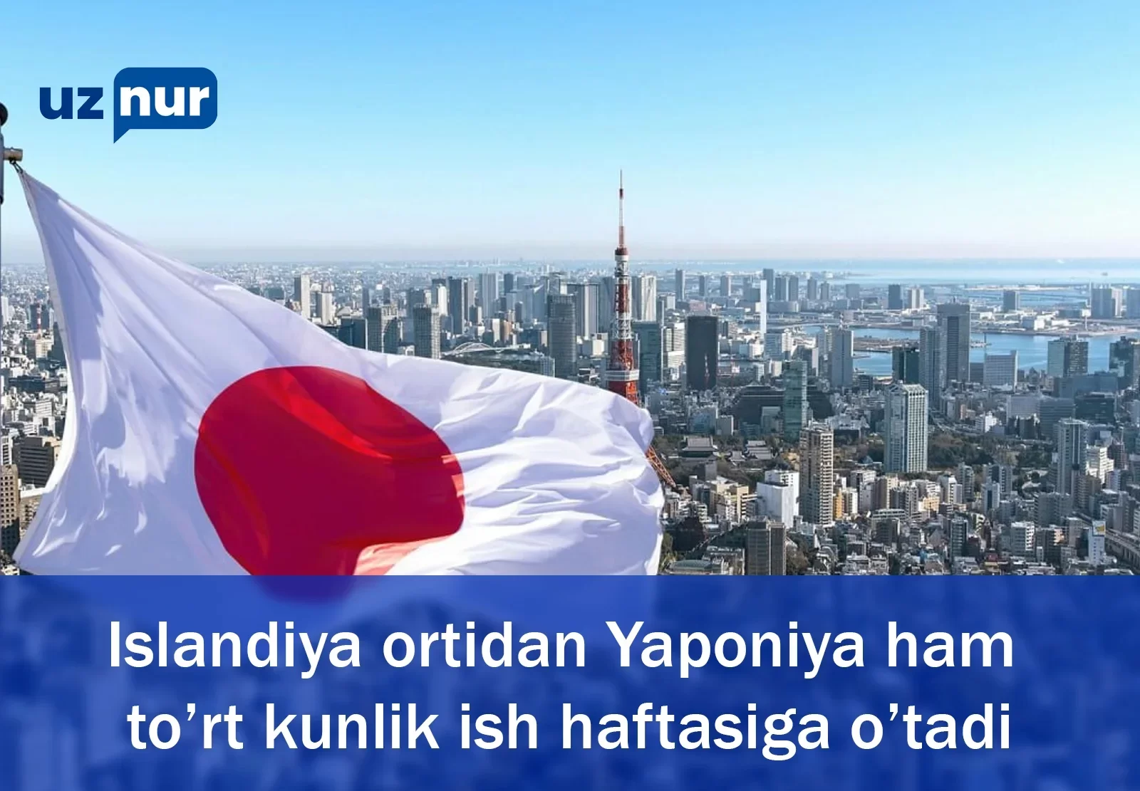 Islandiya ortidan Yaponiya ham to`rt kunlik ish haftasiga o`tadi