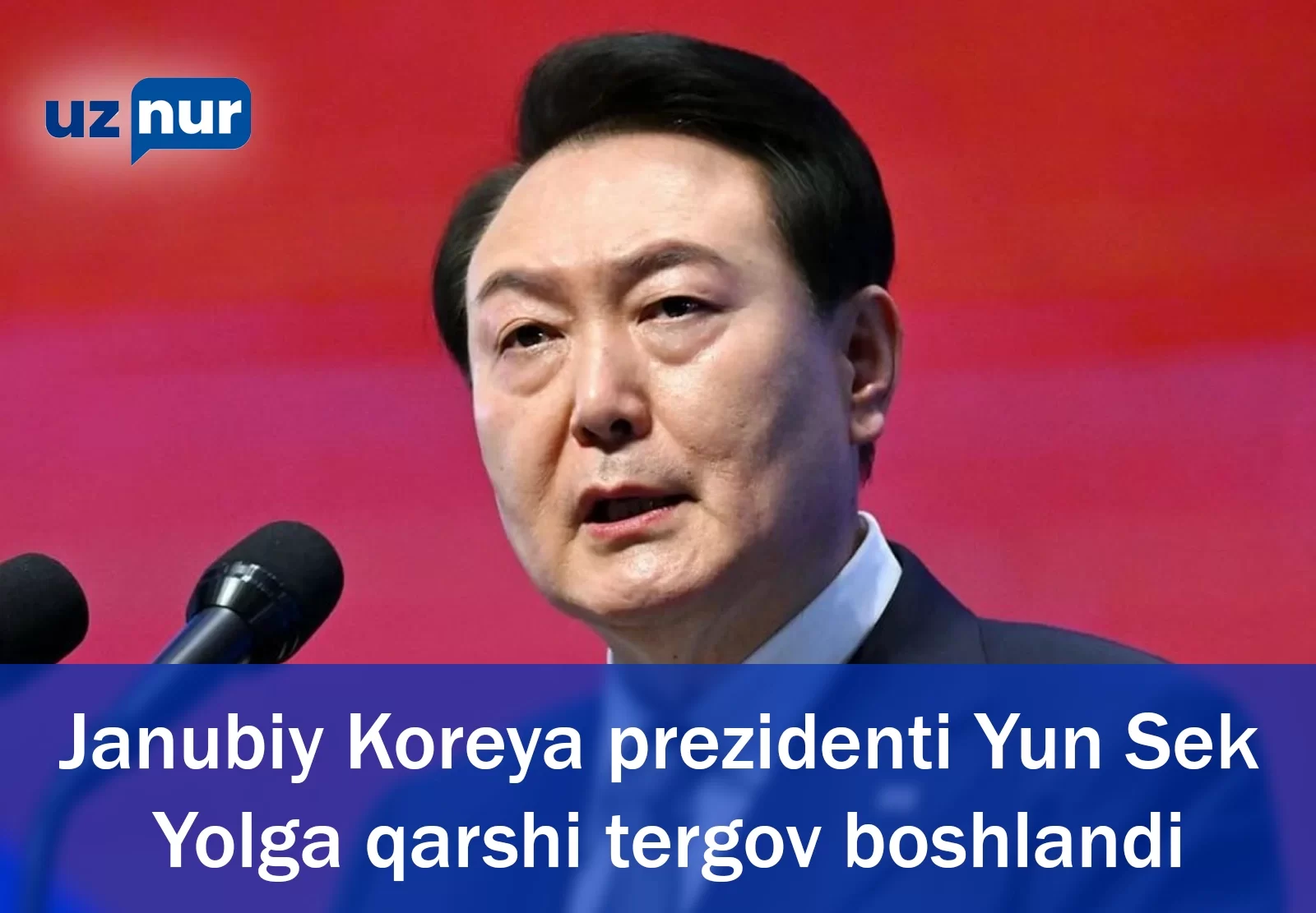 Janubiy Koreya prezidenti Yun Sek Yolga qarshi tergov boshlandi