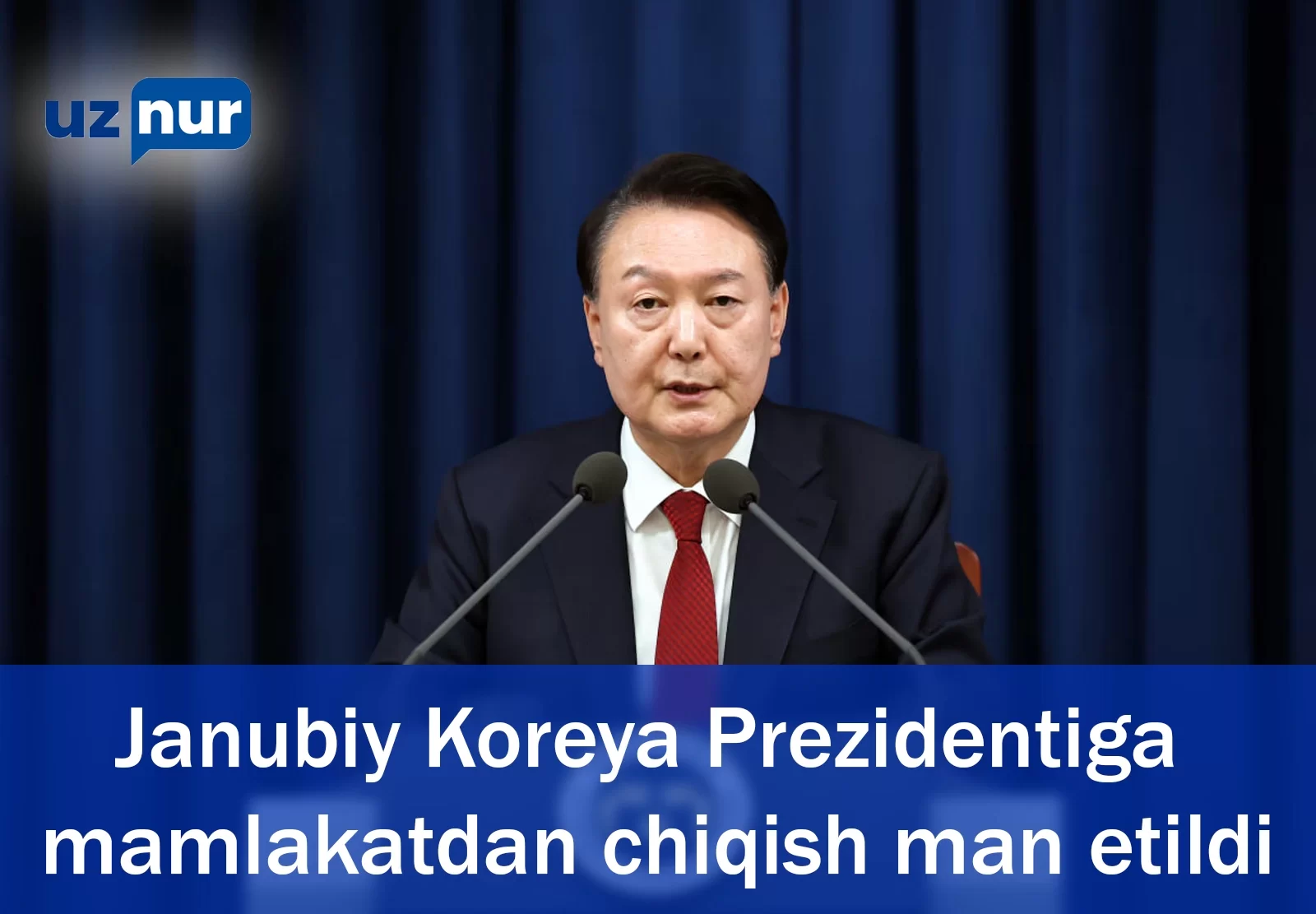 Janubiy Koreya Prezidentiga mamlakatdan chiqish man etildi