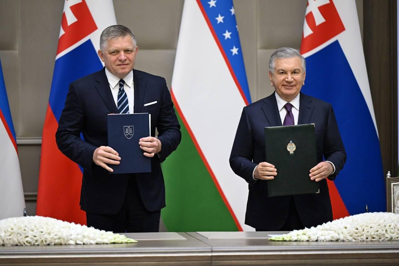 O‘zbekiston va Slovakiya o‘rtasidagi munosabatlar strategik sheriklik darajasiga ko‘tarildi