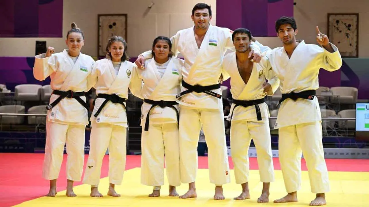 O‘zbekiston jamoasi dzyudo bo‘yicha kumush medal sohibi