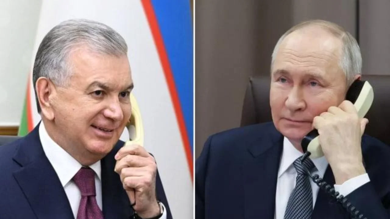 Shavkat Mirziyoyev va Vladimir Putin telefon orqali nima haqda gaplashishdi?
