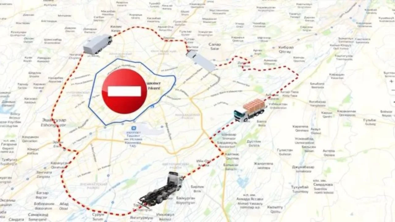 Toshkentda 14–17 noyabr kunlari ayrim yo‘llar yopiladi