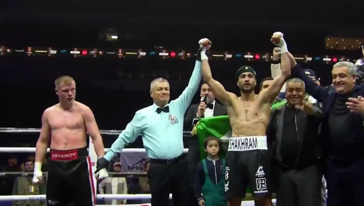 Shahram G‘iyosov yana dovrug‘iga dovrug‘ qo‘shib, ringni larzaga soldi (video)