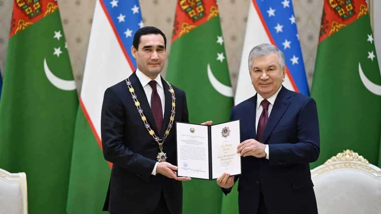 Turkmaniston prezidenti “Oliy Darajali Do‘stlik” ordeni bilan taqdirlandi