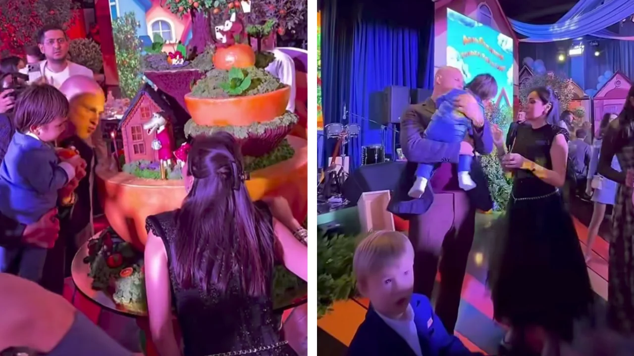 Xonanda Munisaning 1 yoshli o‘g‘li uchun unutilmas “Cheburashka” bayrami (video)