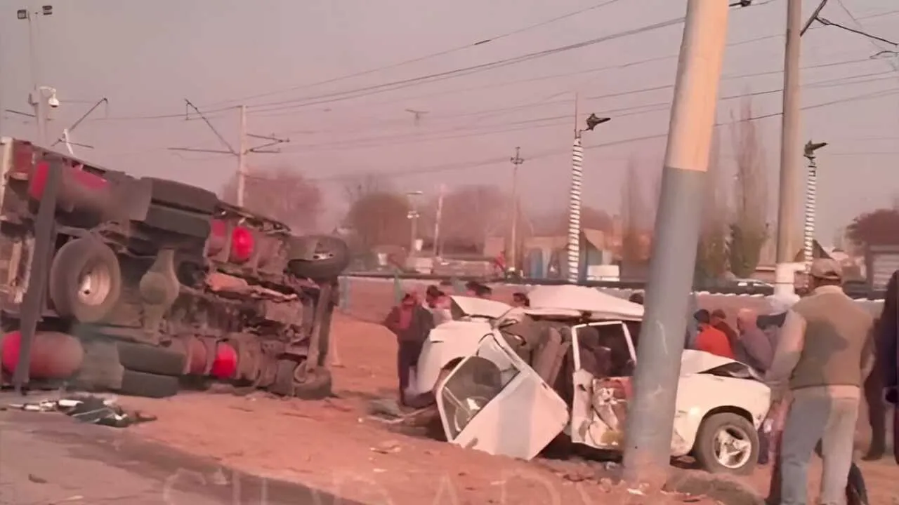 Surxondaryoda 4 mashina to‘qnashdi: Isuzu, Jiguli va 2 ta Nexia