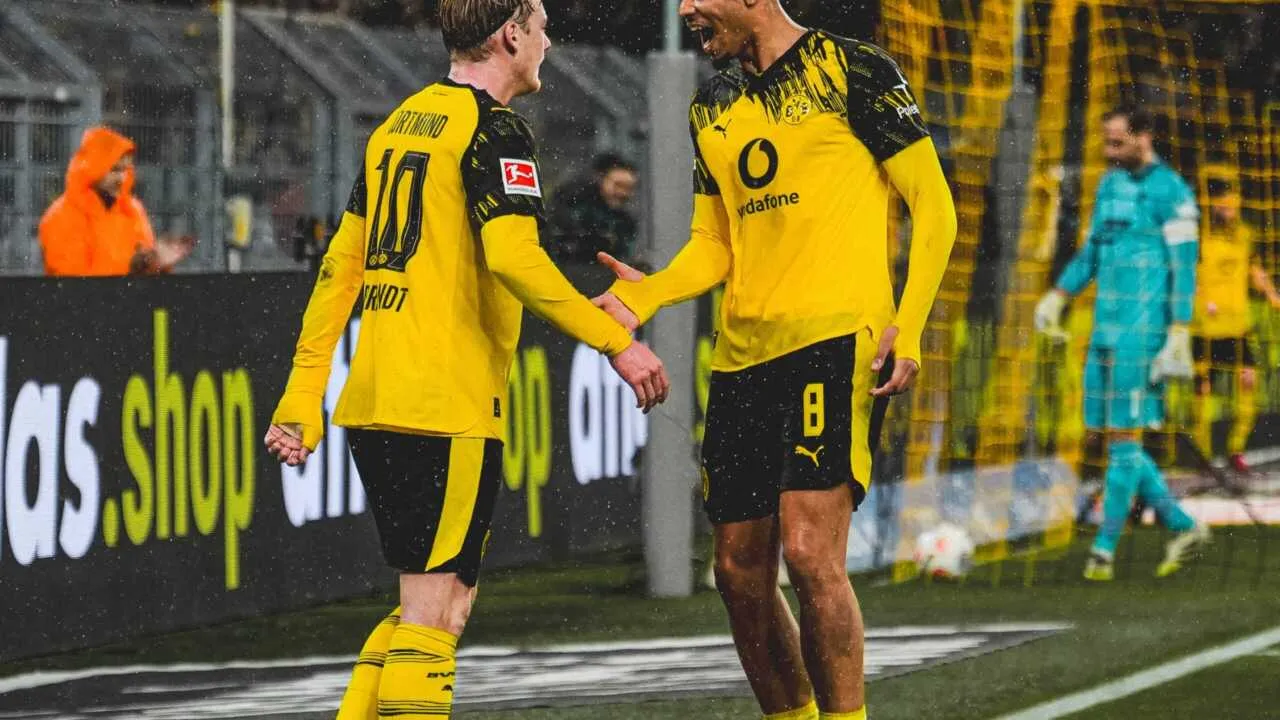 Dortmundda "Borussiya" yomg'ir ostida g'alaba qozondi