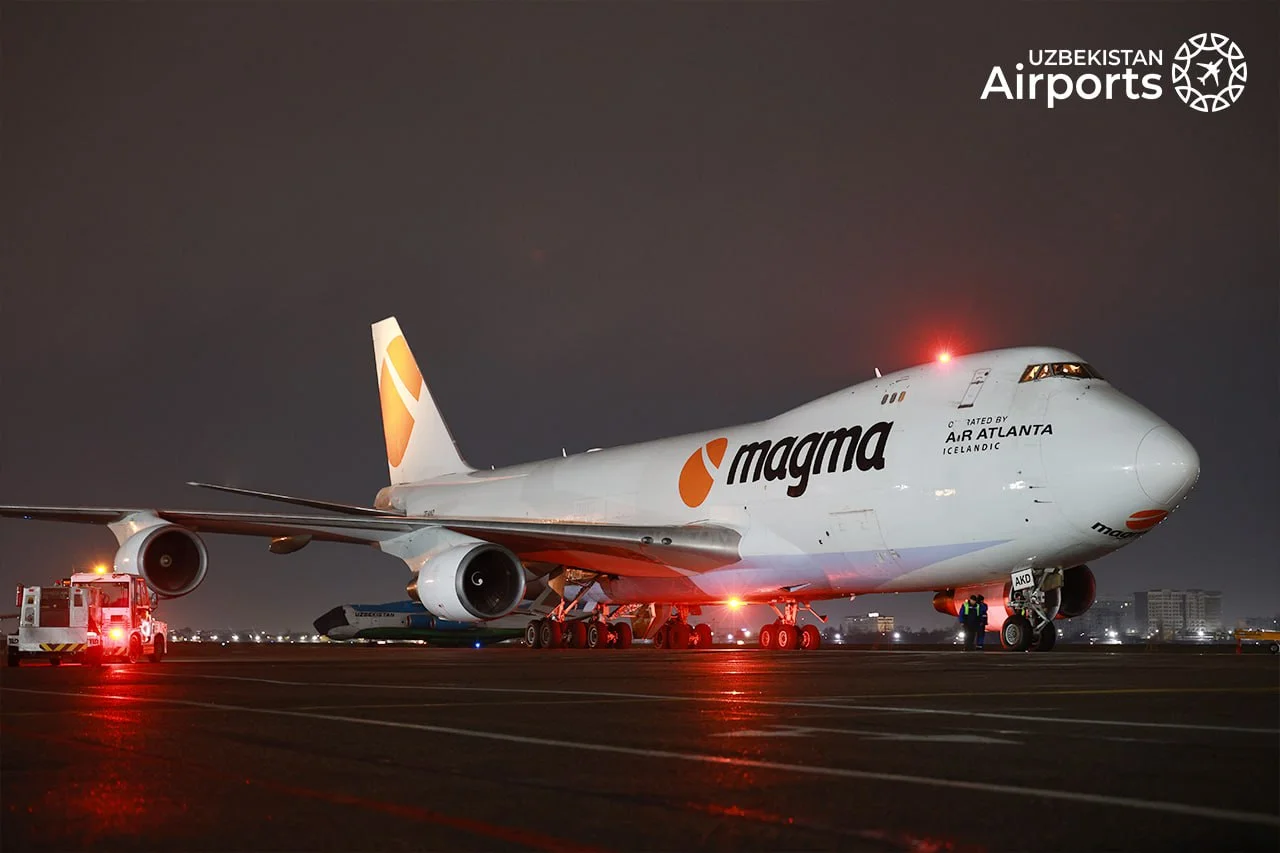 Toshkent aeroporti 93 tonna tirik qoramol yuklangan samolyotni qabul qildi