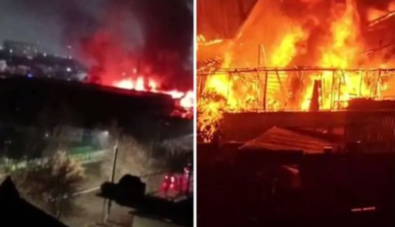 Toshkentda «Kadisheva» bozorida yong‘in sodir bo‘ldi