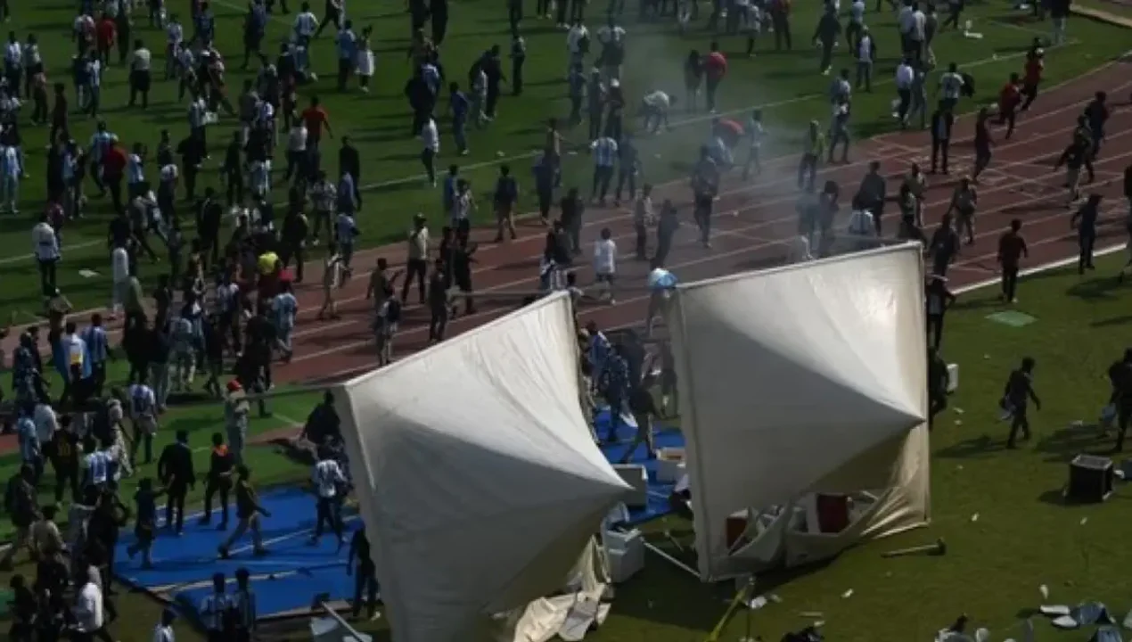 Messining Kalkuttadagi tashrifi vaqtida stadionda tartibsizliklar yuz berdi