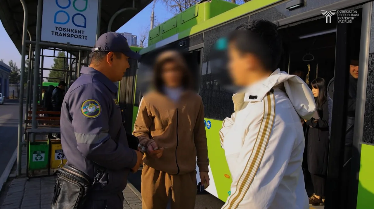 Avtobuslarda chiptasiz yurgan 3 mingga yaqin yo‘lovchilar "qo‘lga tushdi"...