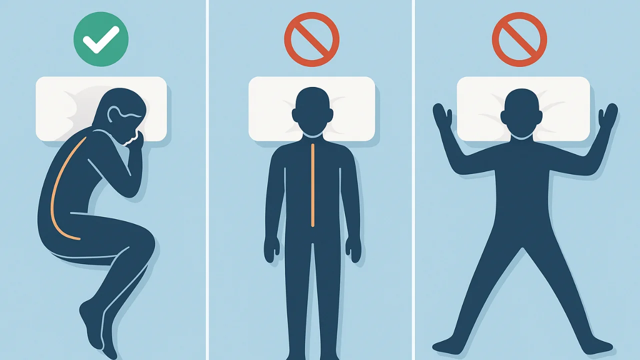 Shifokorlar eng sog‘lom uxlash holatini aniqlashtirdi