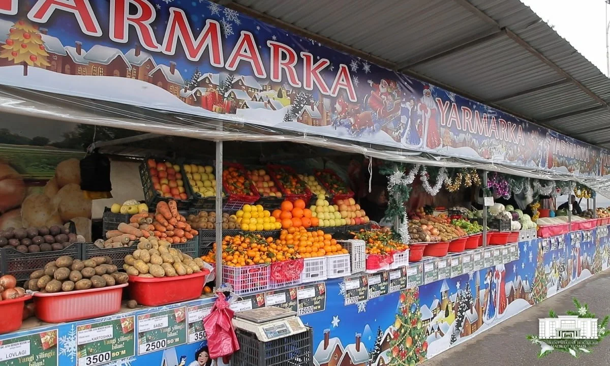 Toshkent bozorlarida yangi yil yarmarkalari faoliyati boshlandi