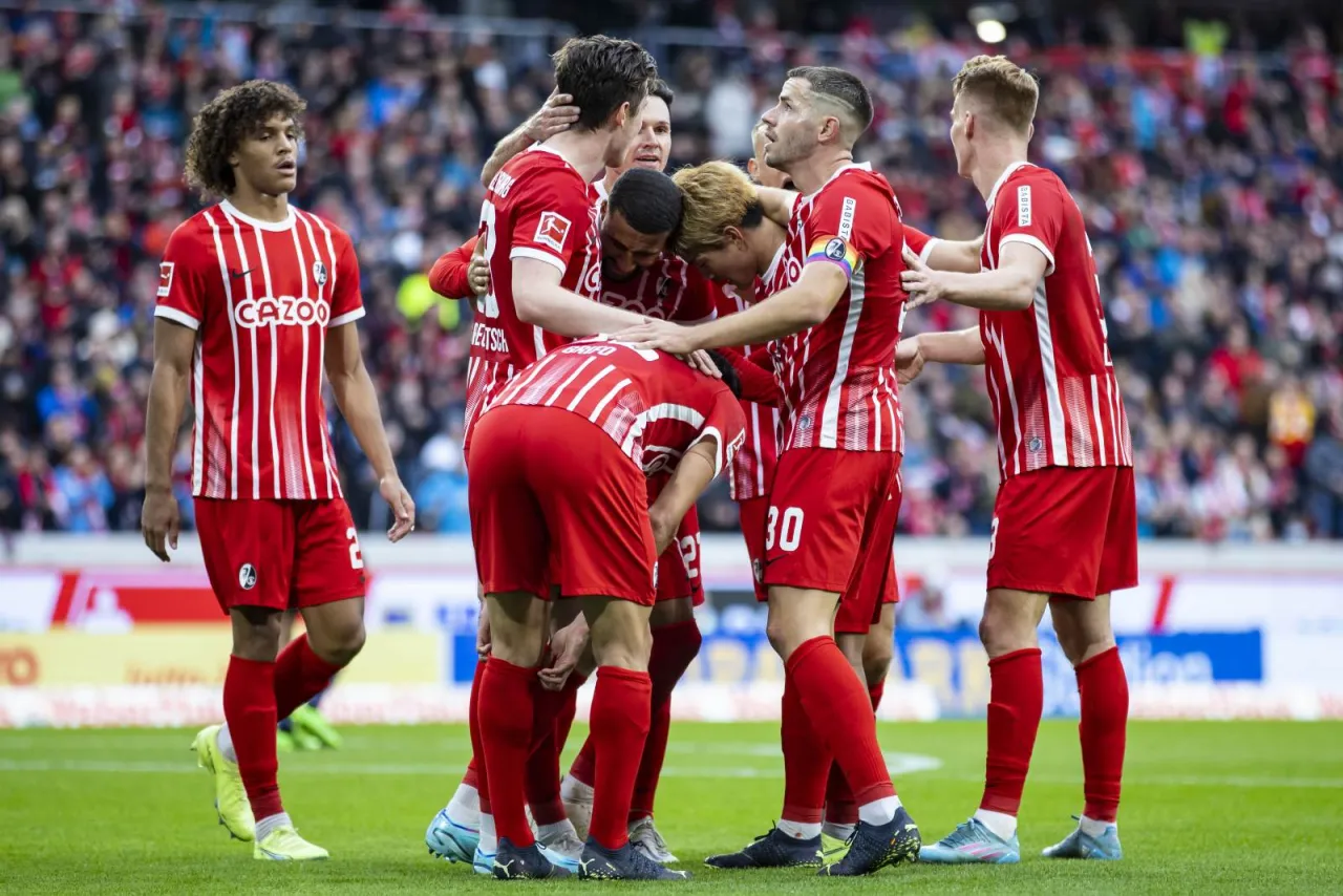 "Frayburg" mehmonda "Volfsburg"ni 4:3 hisobida mag‘lub etdi