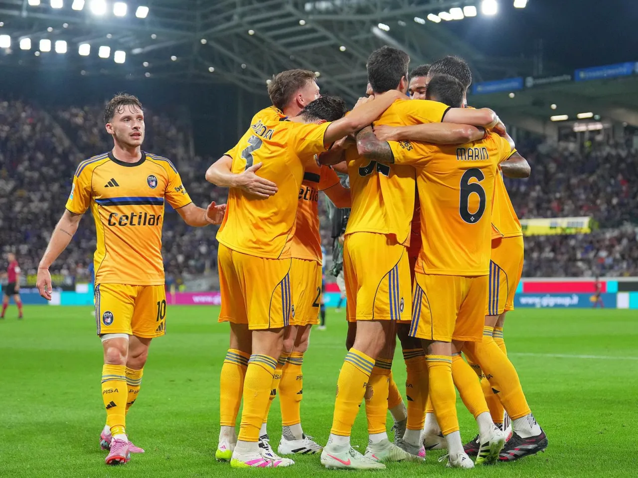 Piza Kalyari maydonida mag'lubiyatdan qutulib qoldi