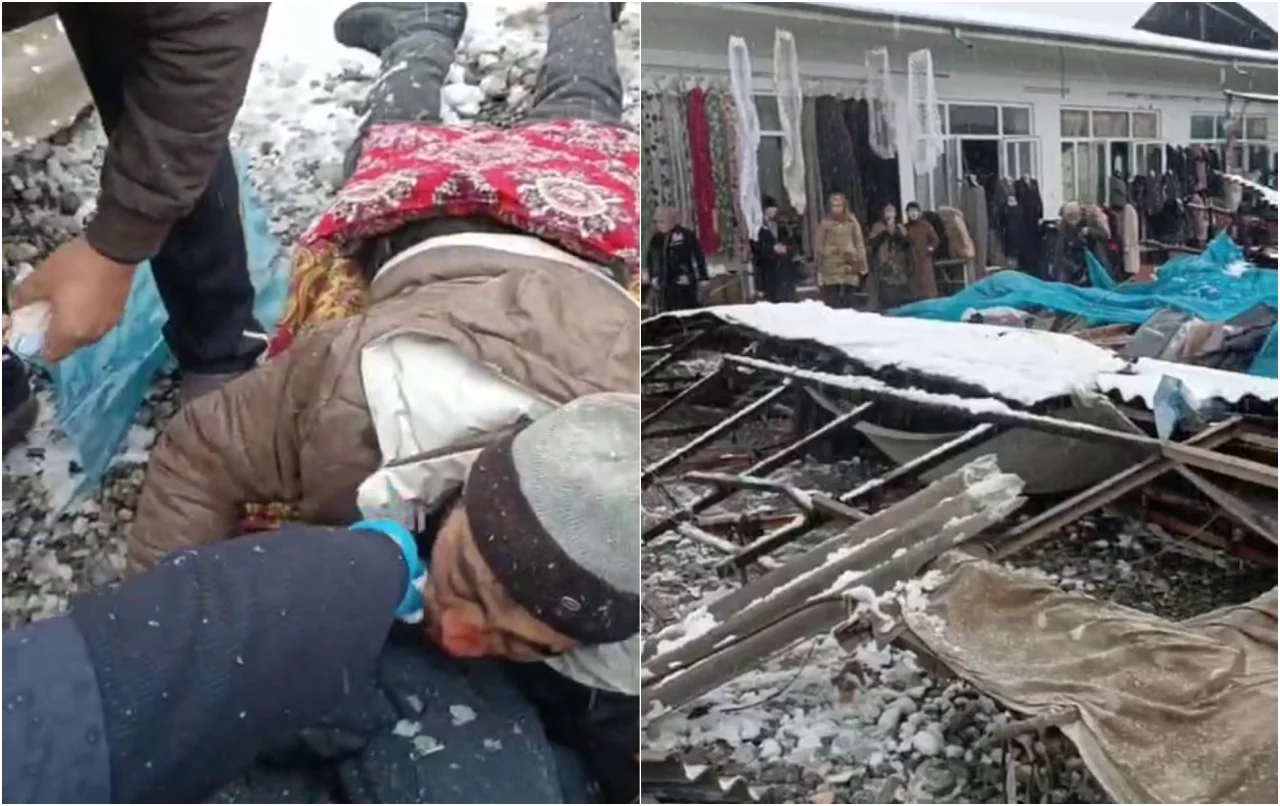 Xo‘jaobodda bozor rastasi quladi, tadbirkor jarohat oldi